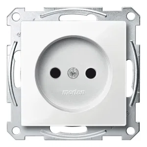 Розетка Schneider Electric MERTEN SYSTEM M, скрытый монтаж, со шторками, белый, MTN2000-0319 (ШНАЙДЕР) Розетка Schneider Electric MERTEN SYSTEM M, скрытый монтаж, со шторками, белый, MTN2000-0319 (ШНАЙДЕР)