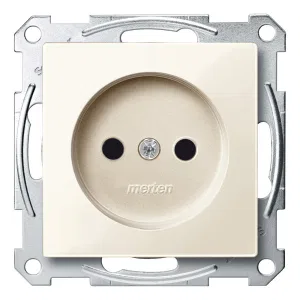 Розетка Schneider Electric MERTEN SYSTEM M, скрытый монтаж, со шторками, бежевый (ШНАЙДЕР) Розетка Schneider Electric MERTEN SYSTEM M, скрытый монтаж, со шторками, бежевый (ШНАЙДЕР)