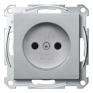 Розетка Schneider Electric MERTEN SYSTEM M, скрытый монтаж, со шторками, алюминий, MTN2000-0460 (ШНАЙДЕР) Розетка Schneider Electric MERTEN SYSTEM M, скрытый монтаж, со шторками, алюминий, MTN2000-0460 (ШНАЙДЕР)