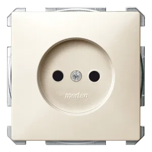 Розетка Schneider Electric MERTEN SYSTEM DESIGN, скрытый монтаж, с заземлением, со шторками, бежевый (ШНАЙДЕР) Розетка Schneider Electric MERTEN SYSTEM DESIGN, скрытый монтаж, с заземлением, со шторками, бежевый (ШНАЙДЕР)