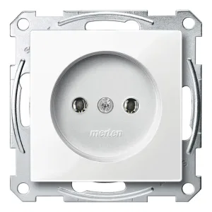 Розетка Schneider Electric MERTEN SYSTEM M, скрытый монтаж, белый (ШНАЙДЕР) Розетка Schneider Electric MERTEN SYSTEM M, скрытый монтаж, белый (ШНАЙДЕР)