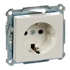 Розетка Schneider Electric MERTEN SYSTEM M, скрытый монтаж, с заземлением, со шторками, полярно-белый (ШНАЙДЕР) Розетка Schneider Electric MERTEN SYSTEM M, скрытый монтаж, с заземлением, со шторками, полярно-белый (ШНАЙДЕР)