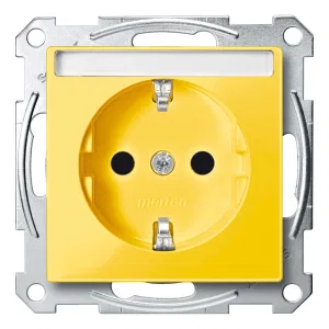 Розетка Schneider Electric MERTEN SYSTEM M, скрытый монтаж, с заземлением, со шторками, желтый, MTN2302-0307 (ШНАЙДЕР) Розетка Schneider Electric MERTEN SYSTEM M, скрытый монтаж, с заземлением, со шторками, желтый, MTN2302-0307 (ШНАЙДЕР)