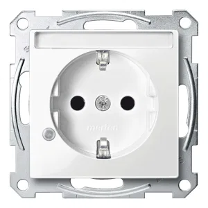 Розетка Schneider Electric MERTEN SYSTEM M, скрытый монтаж, с заземлением, со шторками, белый, MTN2303-0319 (ШНАЙДЕР) Розетка Schneider Electric MERTEN SYSTEM M, скрытый монтаж, с заземлением, со шторками, белый, MTN2303-0319 (ШНАЙДЕР)