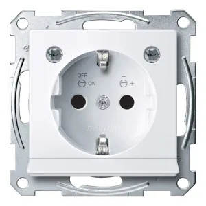 Розетка Schneider Electric MERTEN SYSTEM M, скрытый монтаж, с заземлением, со шторками, активно-белый (ШНАЙДЕР) Розетка Schneider Electric MERTEN SYSTEM M, скрытый монтаж, с заземлением, со шторками, активно-белый (ШНАЙДЕР)