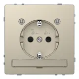 Розетка Schneider Electric MERTEN D-LIFE, скрытый монтаж, с заземлением, песочный