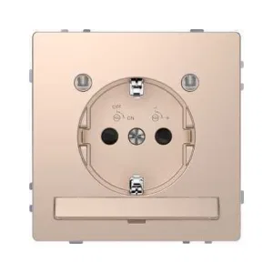 Розетка Schneider Electric MERTEN D-LIFE, скрытый монтаж, с заземлением, шампань (ШНАЙДЕР) Розетка Schneider Electric MERTEN D-LIFE, скрытый монтаж, с заземлением, шампань (ШНАЙДЕР)
