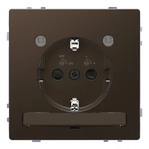 Розетка Schneider Electric MERTEN D-LIFE, скрытый монтаж, с заземлением, мокко (ШНАЙДЕР) Розетка Schneider Electric MERTEN D-LIFE, скрытый монтаж, с заземлением, мокко (ШНАЙДЕР)