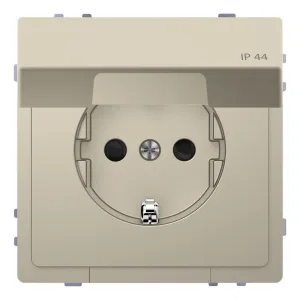 Розетка Schneider Electric MERTEN D-LIFE, скрытый монтаж, с заземлением, с крышкой, песочный (ШНАЙДЕР) Розетка Schneider Electric MERTEN D-LIFE, скрытый монтаж, с заземлением, с крышкой, песочный (ШНАЙДЕР)