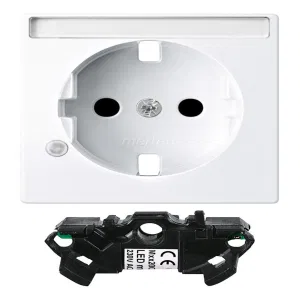 Schneider Electric MERTEN SYSTEM M MTN2333-0325 накладка на розетку (с заземлением, со шторками, активно-белый) (ШНАЙДЕР) Schneider Electric MERTEN SYSTEM M MTN2333-0325 накладка на розетку (с заземлением, со шторками, активно-белый) (ШНАЙДЕР)