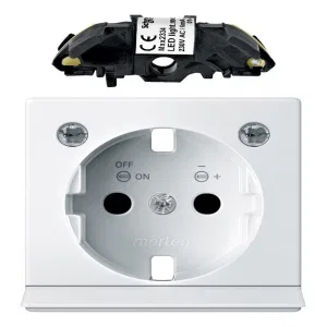 Schneider Electric MERTEN SYSTEM M MTN2334-0319 накладка на розетку (с заземлением, со шторками, белый) (ШНАЙДЕР) Schneider Electric MERTEN SYSTEM M MTN2334-0319 накладка на розетку (с заземлением, со шторками, белый) (ШНАЙДЕР)