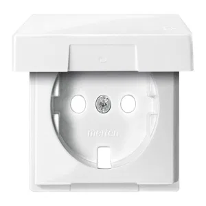 Schneider Electric Merten System M MTN2341-0319 - накладка на розетку, с крышкой, полярно-белый (ШНАЙДЕР) Schneider Electric Merten System M MTN2341-0319 - накладка на розетку, с крышкой, полярно-белый (ШНАЙДЕР)