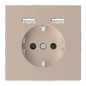Schneider Electric MTN2366-6051 розетка с USB, скрытый монтаж, шампань (ШНАЙДЕР) Schneider Electric MTN2366-6051 розетка с USB, скрытый монтаж, шампань (ШНАЙДЕР)