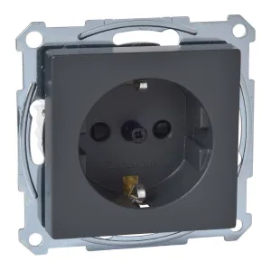 Розетка Schneider Electric MERTEN SYSTEM M, скрытый монтаж, с заземлением, антрацит, MTN2400-0414 (ШНАЙДЕР) Розетка Schneider Electric MERTEN SYSTEM M, скрытый монтаж, с заземлением, антрацит, MTN2400-0414 (ШНАЙДЕР)