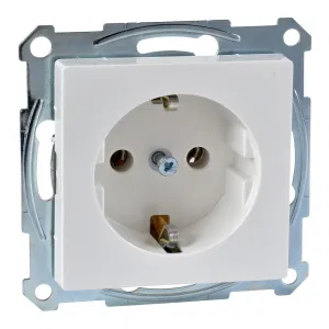 Розетка Schneider Electric MERTEN SYSTEM M, скрытый монтаж, с заземлением, полярно-белый, MTN2401-0319 (ШНАЙДЕР) Розетка Schneider Electric MERTEN SYSTEM M, скрытый монтаж, с заземлением, полярно-белый, MTN2401-0319 (ШНАЙДЕР)