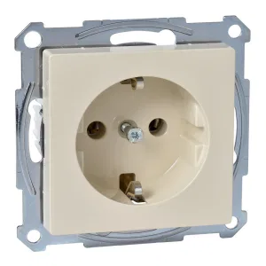 Розетка Schneider Electric MERTEN SYSTEM M, скрытый монтаж, с заземлением, бежевый, MTN2401-0344 (ШНАЙДЕР) Розетка Schneider Electric MERTEN SYSTEM M, скрытый монтаж, с заземлением, бежевый, MTN2401-0344 (ШНАЙДЕР)
