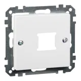 Накладка на розетку информационную Schneider Electric MERTEN SYSTEM M M-Plan glass, активно-белый MTN291525