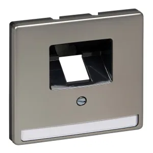 Schneider Electric MTN291846 накладка на розетку информационную MERTEN SYSTEM DESIGN (сталь, UAE/RJ45) (ШНАЙДЕР) Schneider Electric MTN291846 накладка на розетку информационную MERTEN SYSTEM DESIGN (сталь, UAE/RJ45) (ШНАЙДЕР)
