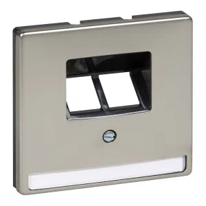 Schneider Electric MTN292646 накладка на розетку информационную MERTEN SYSTEM DESIGN (сталь, UAE/RJ45) (ШНАЙДЕР) Schneider Electric MTN292646 накладка на розетку информационную MERTEN SYSTEM DESIGN (сталь, UAE/RJ45) (ШНАЙДЕР)