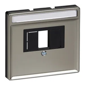 Schneider Electric MERTEN System Design MTN297846 - накладка на розетку USB, сталь (ШНАЙДЕР) Schneider Electric MERTEN System Design MTN297846 - накладка на розетку USB, сталь (ШНАЙДЕР)