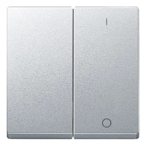 Клавиша двойная Schneider Electric MERTEN SYSTEM M, алюминий (ШНАЙДЕР) Клавиша двойная Schneider Electric MERTEN SYSTEM M, алюминий (ШНАЙДЕР)
