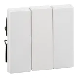 Schneider Electric MTN312625 Клавиша тройная, белая, Merten System M