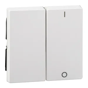 Клавиша двойная Schneider Electric MERTEN SYSTEM M, активно-белый (ШНАЙДЕР) Клавиша двойная Schneider Electric MERTEN SYSTEM M, активно-белый (ШНАЙДЕР)