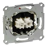 Механизм выключателя 2-клавишного Schneider Electric Коллекции Merten, с подсветкой, скрытый монтаж