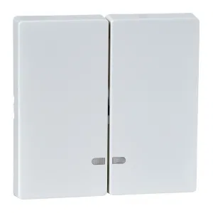 Schneider Electric MTN3420-0319, клавиша двойная с линзами, полярно-белая (ШНАЙДЕР) Schneider Electric MTN3420-0319, клавиша двойная с линзами, полярно-белая (ШНАЙДЕР)