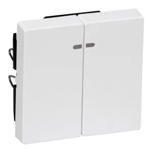 Schneider Electric MTN3420-0325, двойная клавиша с линзами Merten System M, активно-белая (ШНАЙДЕР) Schneider Electric MTN3420-0325, двойная клавиша с линзами Merten System M, активно-белая (ШНАЙДЕР)