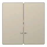 Schneider Electric MTN3420-6033 клавиша двойная с линзами, песочный