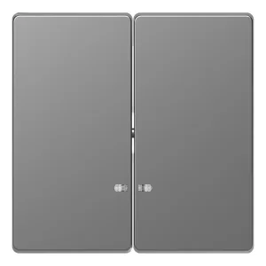 Schneider Electric MTN3420-6036 — клавиша двойная с линзами Merten D-LIFE, нержавеющая сталь (ШНАЙДЕР) Schneider Electric MTN3420-6036 — клавиша двойная с линзами Merten D-LIFE, нержавеющая сталь (ШНАЙДЕР)