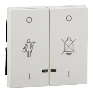 Клавиша двойная Schneider Electric MERTEN SYSTEM M, белый (ШНАЙДЕР) Клавиша двойная Schneider Electric MERTEN SYSTEM M, белый (ШНАЙДЕР)