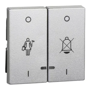 Клавиша двойная Schneider Electric MERTEN SYSTEM M, алюминий (ШНАЙДЕР) Клавиша двойная Schneider Electric MERTEN SYSTEM M, алюминий (ШНАЙДЕР)