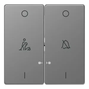 Клавиша двойная с линзами Schneider Electric MERTEN D-LIFE, нержавеющая сталь (ШНАЙДЕР) Клавиша двойная с линзами Schneider Electric MERTEN D-LIFE, нержавеющая сталь (ШНАЙДЕР)