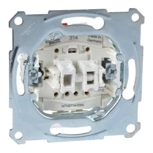 Schneider Electric MTN3714-0000 — механизм выключателя для жалюзи, серия Merten (ШНАЙДЕР) Schneider Electric MTN3714-0000 — механизм выключателя для жалюзи, серия Merten (ШНАЙДЕР)
