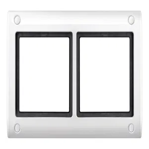 Рамка 2 поста Schneider Electric MERTEN AQUADESIGN IP44, полярно-белый (ШНАЙДЕР) Рамка 2 поста Schneider Electric MERTEN AQUADESIGN IP44, полярно-белый (ШНАЙДЕР)