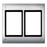 Рамка 2 поста Schneider Electric MERTEN AQUADESIGN IP44, алюминий