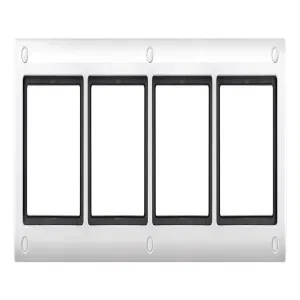 Рамка 4 поста Schneider Electric MERTEN AQUADESIGN IP44, полярно-белый (ШНАЙДЕР) Рамка 4 поста Schneider Electric MERTEN AQUADESIGN IP44, полярно-белый (ШНАЙДЕР)