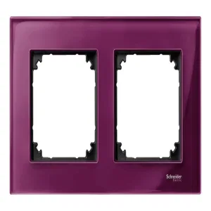 Рамка 2 поста Schneider Electric MERTEN M-ELEGANCE, рубин (ШНАЙДЕР) Рамка 2 поста Schneider Electric MERTEN M-ELEGANCE, рубин (ШНАЙДЕР)
