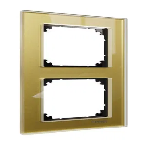 Рамка 2 поста Schneider Electric MERTEN M-ELEGANCE, золотой, MTN4020-3241 (ШНАЙДЕР) Рамка 2 поста Schneider Electric MERTEN M-ELEGANCE, золотой, MTN4020-3241 (ШНАЙДЕР)