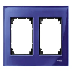 Рамка 2 поста Schneider Electric MERTEN M-ELEGANCE, сапфир (ШНАЙДЕР) Рамка 2 поста Schneider Electric MERTEN M-ELEGANCE, сапфир (ШНАЙДЕР)