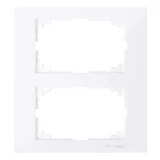 Schneider Electric MTN4020-3625 рамка Merten M-Pure Décor, бриллиантовый белый