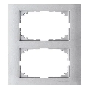 Schneider Electric Merten M-Pure MTN4020-3660 рамка 2 поста, алюминий (ШНАЙДЕР) Schneider Electric Merten M-Pure MTN4020-3660 рамка 2 поста, алюминий (ШНАЙДЕР)