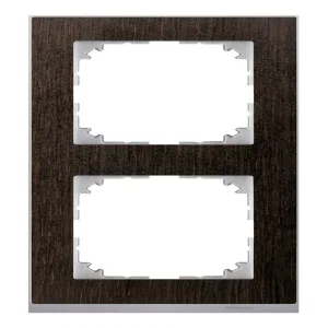 Рамка 2 поста Schneider Electric MERTEN M-PURE DÉCOR, венге (ШНАЙДЕР) Рамка 2 поста Schneider Electric MERTEN M-PURE DÉCOR, венге (ШНАЙДЕР)