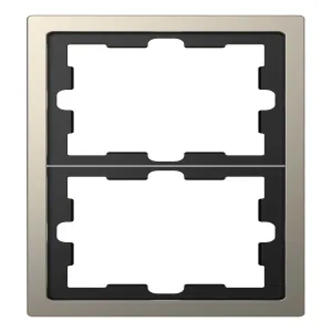 Schneider Electric MTN4020-6550, рамка 2 поста, никель (ШНАЙДЕР) Schneider Electric MTN4020-6550, рамка 2 поста, никель (ШНАЙДЕР)