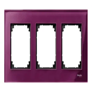 Рамка 3 поста Schneider Electric MERTEN M-ELEGANCE, рубин (ШНАЙДЕР) Рамка 3 поста Schneider Electric MERTEN M-ELEGANCE, рубин (ШНАЙДЕР)