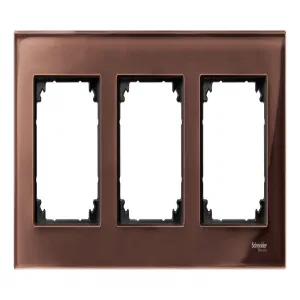 Рамка 3 поста Schneider Electric MERTEN M-ELEGANCE, махагон (ШНАЙДЕР) Рамка 3 поста Schneider Electric MERTEN M-ELEGANCE, махагон (ШНАЙДЕР)