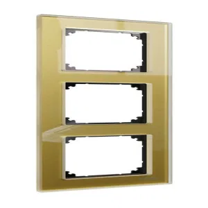 Рамка 3 поста Schneider Electric MERTEN M-ELEGANCE, золотой, MTN4030-3241 (ШНАЙДЕР) Рамка 3 поста Schneider Electric MERTEN M-ELEGANCE, золотой, MTN4030-3241 (ШНАЙДЕР)