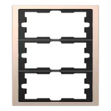 Schneider Electric MERTEN D-LIFE рамка 3-постовая, универсальная, шампань MTN4030-6551
